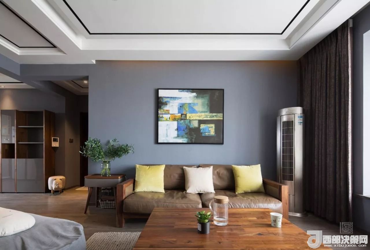 沙發(fā)背景墻選對裝飾畫，才能美了整個客廳空間！