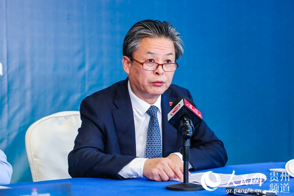 中國-東盟中心秘書長陳德海。吳少飛 攝