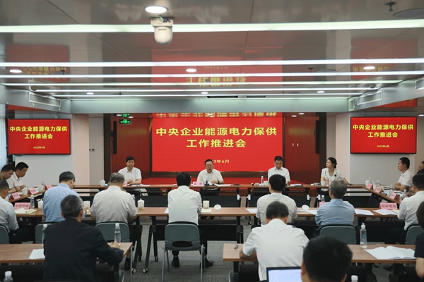 國務(wù)院國資委召開中央企業(yè)能源電力保供工作推進(jìn)會(huì)。 來源:國務(wù)院國資委